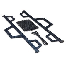 HRP J Concepts Regulator Chassis Set Carbon Fiber Blue Hue