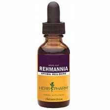 Rehmannia Extract By Herb Pharm Whole Root for Optimal Well-Being 1 fl oz