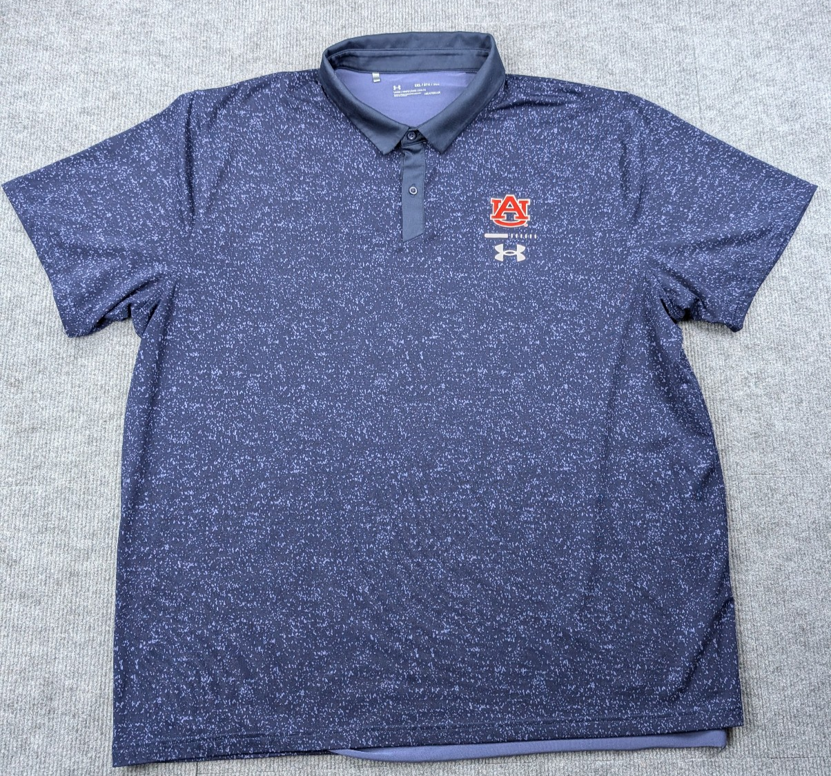 Under Armour Auburn University Polo Mens 3XL Heat Gear Loose Fit Athleisure