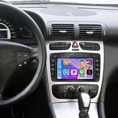 Für Mercedes C/CLK/G Klasse W203 W209 Vito Autoradio Apple Carplay Android 15.0