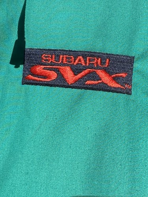 #ad Vintage 80s 90s Subaru SVX Burt Parts USA Deadstock Embroidered Jacket Size XXL $80.00