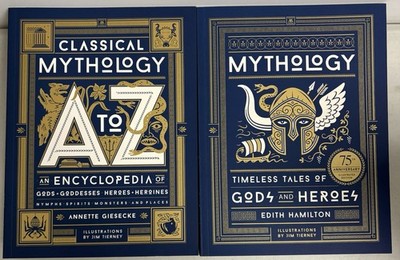 Essential Mythology 2 Book Set Mythology and Classical Mythology A-Z NEW