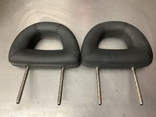 2000-2005 Volkswagen Beetle Rear Seat Head Rests Pair Faux Leather Black 2000-2005 Volkswagen Beetle Rear Seat Head Rests Pair Faux Leather Black