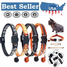 Durable Breakaway Cat Collars with Reflective Design - Perfect for Night Safety