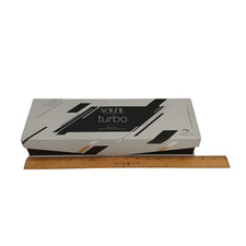 Soleil Turbo Black Flat Iron Hair Straightener Chrome Plate Digital Temp Control 8