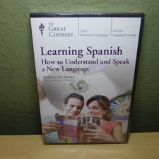 Learning Spanish How to Understand and Speak - Great Courses 5 DVD Set New