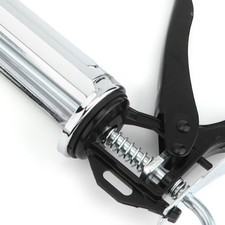 15702 Caulking Gun Stainless Steel Cylindrical Revolving Frame Pressure Hand