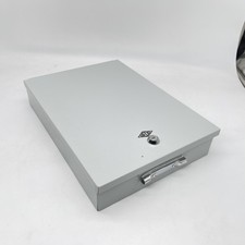 Wedo 1021537 Dokumenten Kassette A4, 35,5 x 26 x 6,7 cm, Sicherheitsschloss, 2 S