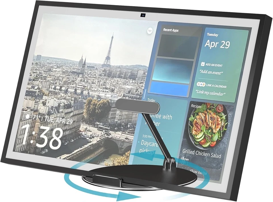 Tiltable Show 21 Stand, No Assembly, Rotatable Base - Image 3 of 4