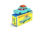 Matchbox Lesney No. 56 Green Fiat 1500 and Roof Luggage w/E4 Box