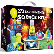 UNGLINGA 272 Experiments Science Kit for Kids, 7.7 x 9.8 x 4 inches, Green