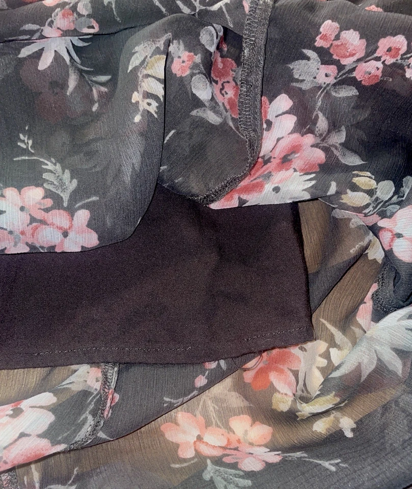 Maxi Falda Elástica Floral Hollister Talla XS Boho Y2K CottageCore Hada Grunge Mujer Foto 3 de 4