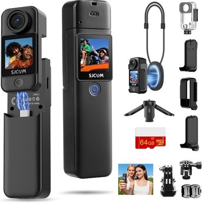 SJCAM C300 Pocket Action Camera 4K 7Hour Power 6-Axis Stabilization Touch Screen