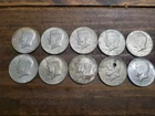 (10) 40% Silver Kennedy Half Dollars 1965-1969 $5 Face Value Constitutional -A21