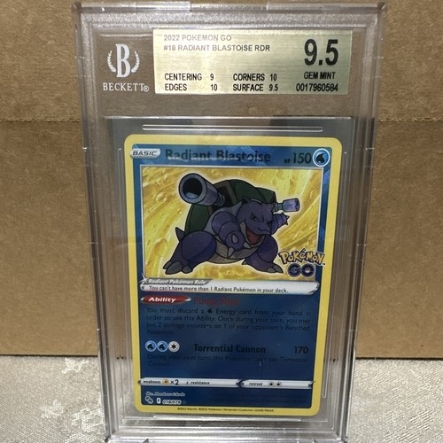 Radiant Blastoise graded BGS 9.5 for sale on eBay