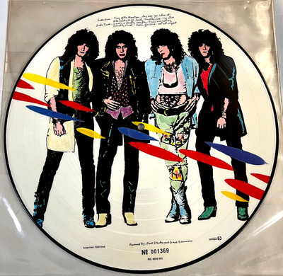KISS - Asylum Picture Disc Vintage 1980's Netherlands #1369 Eric Carr Gene Paul