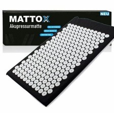 MATTOX Acupressure Mat Fakir Mat Nail Mat Relaxation Yoga Mat Cushion 2in1
