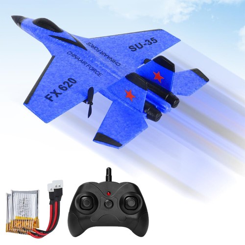 LED RC Flugzeug 2.4GHz Ferngesteuertes Flugzeug Spielzeug für Kinder Erwachsene - Bild 4 von 20