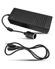 AC to DC Converter 180W 110V-240V to 12V/15A Cigarette Lighter Sock... Fast Ship