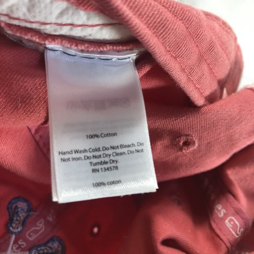 vineyard vines Hat Men’s Adjustable Strap Red Logo - Picture 6 of 7