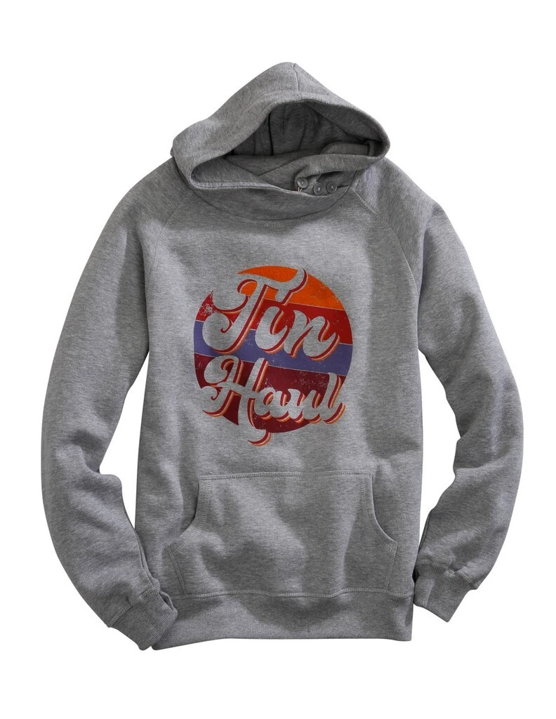 Tin Haul Western Sweatshirt Womens THC Print Gray 10-098-0300-0754 GY | eBay
