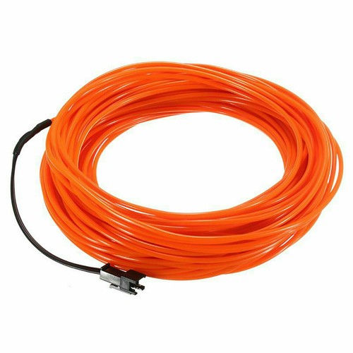 3M Flexible LED Neon Light Glow EL StripTube Wire Rope Battery Cosplay Party TM - Picture 4 of 16