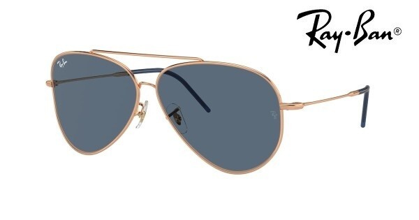 RAY BAN   RB 0101S  92023A   "" aviator reverse ""    59  mm    occhiale da sole
