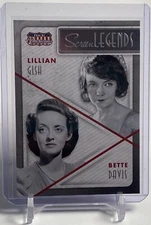 2015 Panini Americana Screen Legends Co-Stars Lillian Gish & Bette Davis Card #8