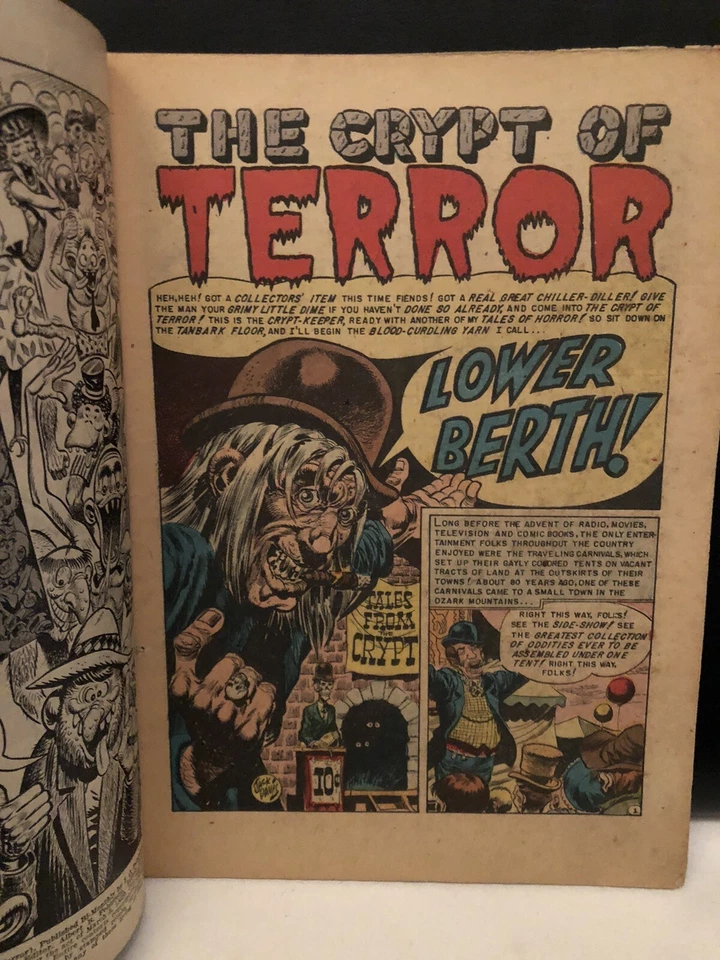Tales from the Crypt #33 Comic EC Comics Golden Age Origin The Crypt Keeper 3.5 - Image 3 of 4
