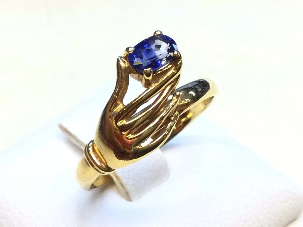 Vintage $12,000 3.56ct Certified Cornflower BLUE Sapphire Diamond Platinum  Ring | eBay