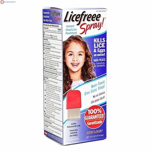 Licefreee Spray Instant Head Lice Treatment Spray Bottle With