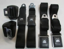 Black Seat Belts For 1964-72 Chevelle Gm A Body Black Seatbelt Front 2 Rears Black Seat Belts For 1964-72 Chevelle Gm A Body Black Seatbelt Front 2 Rears