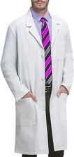 Men's High Quality Cotton Polyester Lab Coat Professional Medical Lab Coat