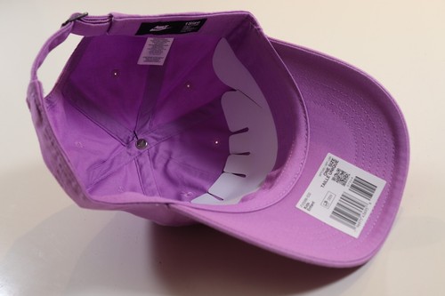 NIKE CLUB SWOOSH COTTON CAP HAT RUSH FUCHSIA FV5588-532 KIDS YOUTH GIRLS BOYS - Picture 12 of 18