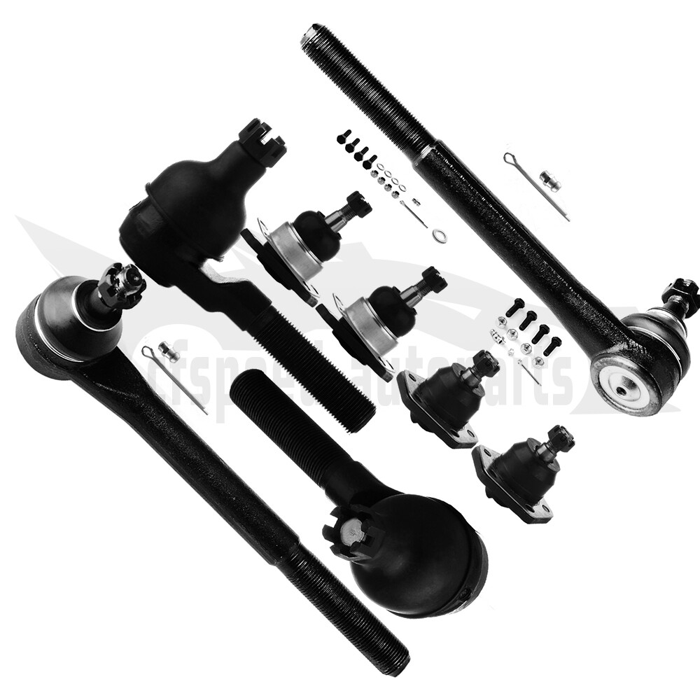 8pcs Front Suspension Kit Ball Joints Tie Rods 1999-2001 Oldsmobile Bravada