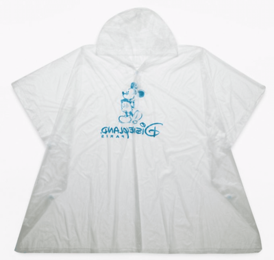 Disneyland Paris Resort Rain Poncho One Size Adult Fantastic Condition