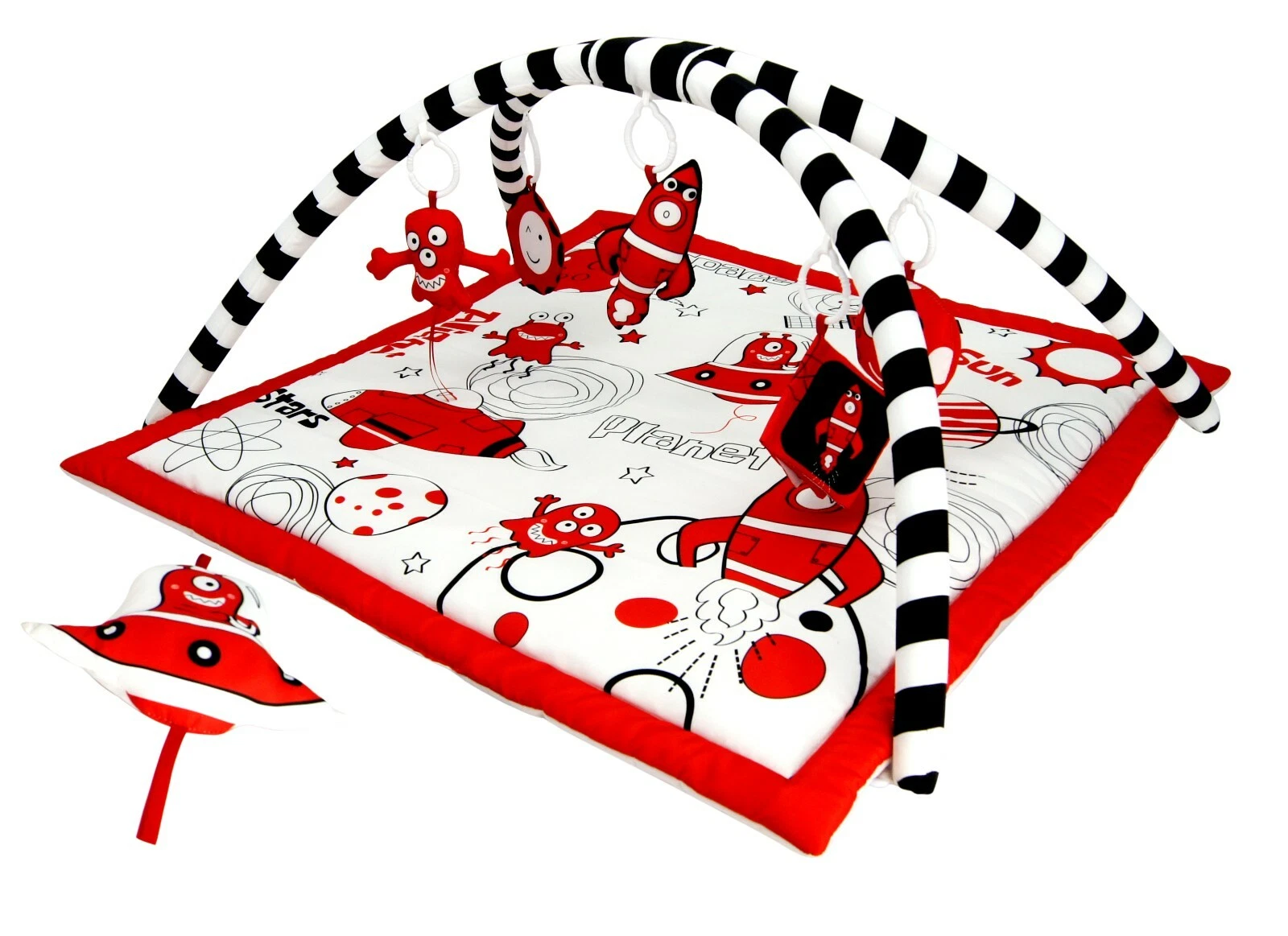 LADIDA Space Baby Play Mat Playmat Gym Rockets Spaceships 5 Activity Toy 026
Opens in a new window o
