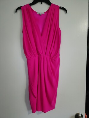 Amanda Uprichard Silk Mini Dress Hot Pink Size S Barbie Pink | eBay Amanda Uprichard Silk Mini Dress Hot Pink Size S Barbie Pink | eBay