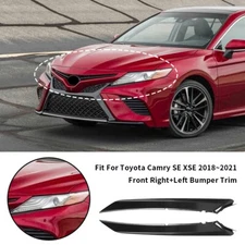 2x Front Headlight Trim Molding L+R For 2018 2019 2020 2021 Toyota Camry SE XSE