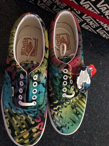 Vans Era della Batik/Multi Blue VN-0VHQAW7 Men's Size 10