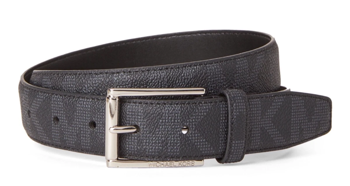 Michael kors men's shadow belt deals