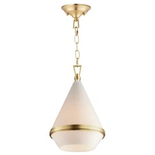 Maxim Lighting Giza 1 Light Single Pendant, Satin Brass - 10374WTSBR