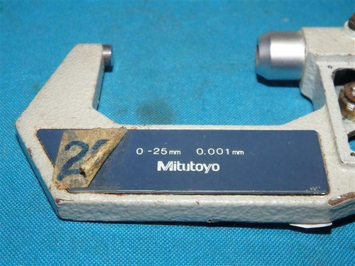 Mitutoyo 0-25mm 0.001mm Micrometer As Is Expedited Shipping 3 Business Days - Picture 7 of 8