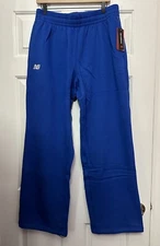 Size XL Mens New Balance Training Sweatpants Blue Joggers Pants Fleece NEW
