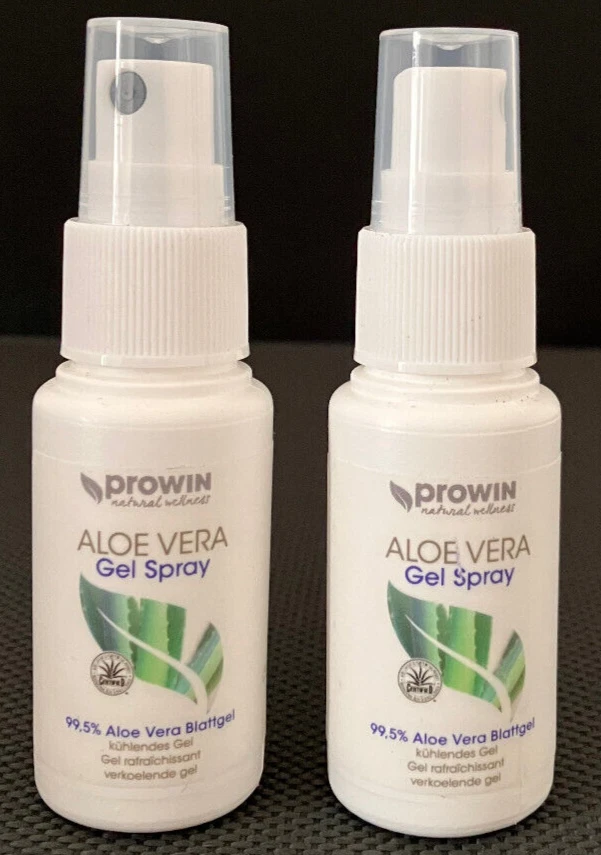 proWIN Aloe Vera Gel Spray 30ml 99,5% Aloe Vera -- NEU -- Doppelpack 2x30ml