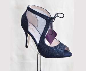 navy blue occasion shoes