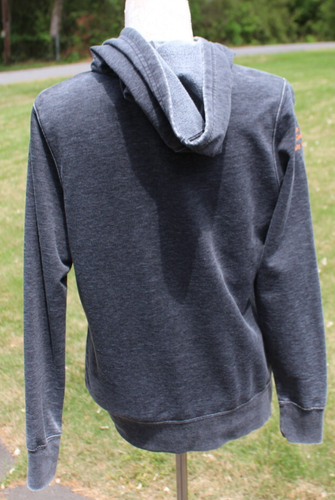 Boston MA Harley Davidson Women's Full Zip-Up Hoodie Distressed Gray NWT New $76 - Picture 9 of 16