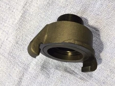 QC FORESTRY FIRE HOSE ADAPTER COUPLING 1" MALE NPT ALUMINUM QUARTER TURN USA