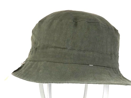 CAPPELLO PESCATORE TINTA UNITA 100% LINO | eBay