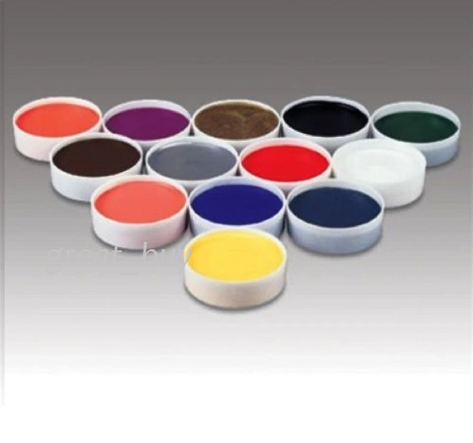 MEHRON COLOR TAZA CREMA_FUNDACIÓN MAQUILLAJE PAYASO CREMA_MARDI GRAS HALLOWEEN_ELIGE  Foto 3 de 4